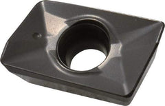 Seco - XOMX180608 MD15 Grade MK1500 Carbide Milling Insert - TiCN/Al2O3 Finish, 1/4" Thick, 0.031" Corner Radius - Exact Tool & Supply