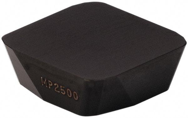 Seco - SPEN1906 MD20 Grade MP2500 Carbide Milling Insert - TiCN/Al2O3 Finish, 1/4" Thick, 3/4" Inscribed Circle - Exact Tool & Supply