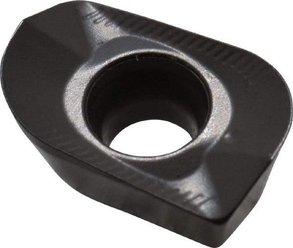 Seco - XOMX120440 ME08 Grade MP2500 Carbide Milling Insert - TiCN/Al2O3 Finish, 0.163" Thick, 0.157" Corner Radius - Exact Tool & Supply