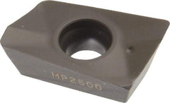 Seco - XOMX180608 M14 Grade MP2500 Carbide Milling Insert - TiCN/Al2O3 Finish, 1/4" Thick, 0.031" Corner Radius - Exact Tool & Supply