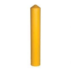 Eagle - 9-1/2" Wide x 9-1/2" Deep x 57" High, 8" Bollard Cover - Yellow, High Density Polyethylene, 8 Lb, Smooth Surface - Exact Tool & Supply
