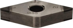 Iscar - DNGA431 TMC Grade IB55 CBN Turning Insert - Uncoated, 55° Diamond, 1/2" Inscr Circle, 3/16" Thick, 1/64" Corner Radius - Exact Tool & Supply
