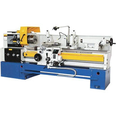 Summit - 18-1/4" Swing, 40" Between Centers, 120 Volt, Triple Phase Toolroom Lathe - 5MT Taper, 10 hp, 32 to 1,500 RPM, 3-1/8" Bore Diam, 44" Deep x 63" High x 94" Long - Exact Tool & Supply