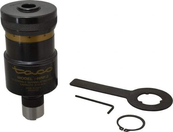 Value Collection - Model HRF2, 1/8 Inch Min Tap Capacity, 1/2 Inch Max Mild Steel Tap Capacity, JT6 Mount Tapping Head - Exact Tool & Supply