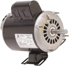 US Motors - 2 Max hp, 1,725 Max RPM, Single Cap Start-Cap Run Electric AC DC Motor - 115/208-230 V Input, Single Phase, 56H Frame, 5/8" Shaft Diam, Rigid Base Mount, ODP Enclosure - Exact Tool & Supply