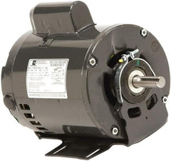 US Motors - 1 Max hp, 1,200 Max RPM, Cap Start-Cap Run Electric AC DC Motor - 115/208-230 V Input, Single Phase, 56H Frame, 5/8" Shaft Diam, Cradle Mount, ODP Enclosure - Exact Tool & Supply