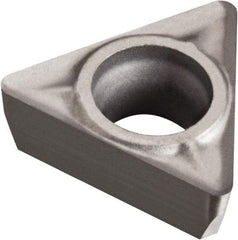 Sandvik Coromant - TCGX1.81.50 AL Grade H10 Carbide Turning Insert - Uncoated, 60° Triangle, 7/32" Inscr Circle, 3/32" Thick, 0.2mm Corner Radius - Exact Tool & Supply