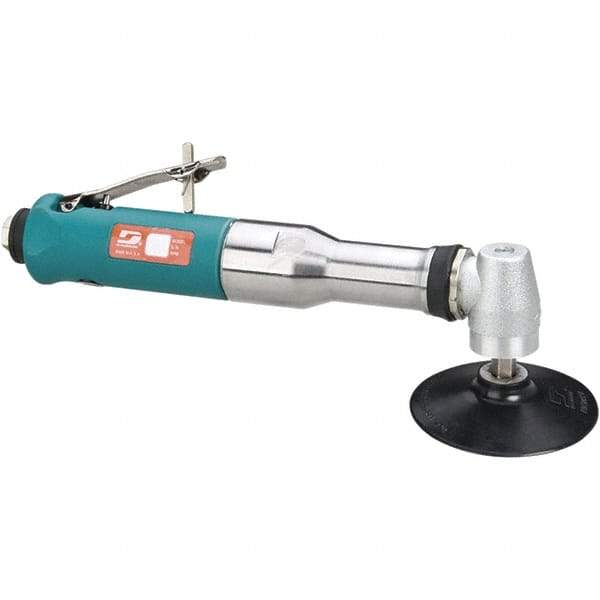 Dynabrade - 4" Max Disc, 12,000 RPM, Pneumatic Handheld Disc Sander - 40 CFM, 1/4" Inlet, 0.7 hp, 90 psi - Exact Tool & Supply