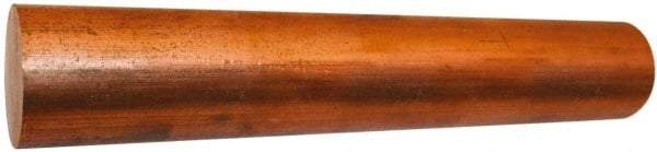 Value Collection - 5/16 Inch Diameter x 72 Inch Long, Copper Round Rod - Alloy 145 - Exact Tool & Supply