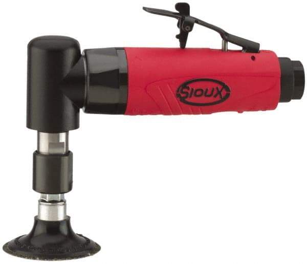 Sioux Tools - 1/4" Collet, Angle Handle, Angle Air Die Grinder - 12,000 RPM, Rear Exhaust, 11 CFM, 0.3 hp, 6.21 bar, 1/4 NPT - Exact Tool & Supply