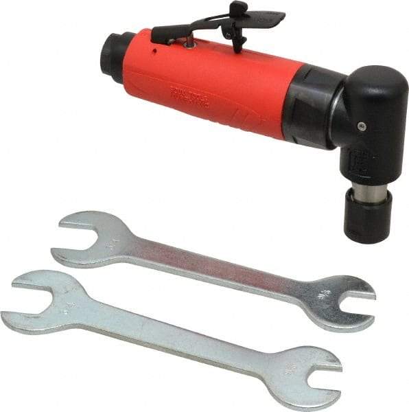 Sioux Tools - 1/4" Collet, Angle Handle, Angle Air Die Grinder - 20,000 RPM, Rear Exhaust, 11 CFM, 0.3 hp, 6.21 bar, 1/4 NPT - Exact Tool & Supply