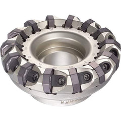 Iscar - 4.47" Cut Diam, 1-1/2" Arbor Hole, 0.217" Max Depth of Cut, 45° Indexable Chamfer & Angle Face Mill - 14 Inserts, ONH.. Insert, Right Hand Cut, 14 Flutes, Series 16Mill - Exact Tool & Supply