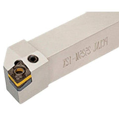 Iscar - PCLN, Right Hand Cut, 1-1/2" Shank Height x 1-1/2" Shank Width, Negative Rake Indexable Turning Toolholder - 7" OAL, CNMX Insert Compatibility, Series Heliturn - Exact Tool & Supply