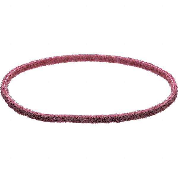 Dynabrade - 1/4" Wide x 24" OAL, Aluminum Oxide Abrasive Belt - Aluminum Oxide, Medium, Nonwoven, Cloth Backing, Wet/Dry - Exact Tool & Supply