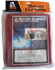 Steiner - 4' High x 6' Wide Vinyl Welding Curtain - Orange - Exact Tool & Supply