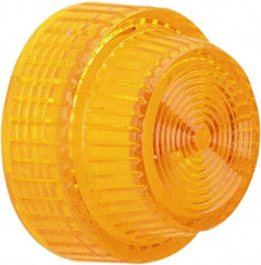 Schneider Electric - Round Pilot and Indicator Light Lens - Amber - Exact Tool & Supply