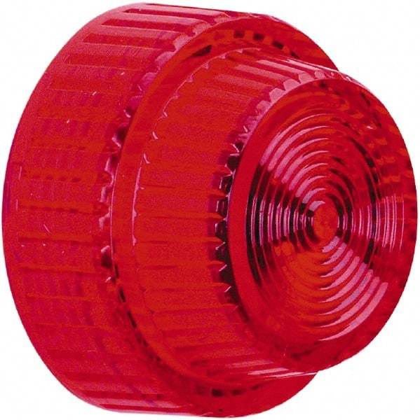 Schneider Electric - Pilot and Indicator Light Lens - Red - Exact Tool & Supply