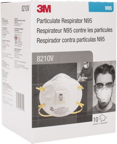 3M - N95, Size Universal, Particulate Respirator - Exact Tool & Supply