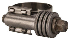 Value Collection - 11/16 to 1-1/4" Hose, 9/16" Wide x 0.6" Thick, Constant Torque Clamp - 11/16 to 1-1/4" Diam, Grade 301 & 410 Stainless Steel Screw - Exact Tool & Supply