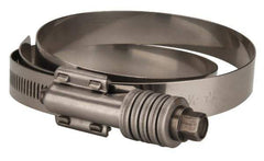 Value Collection - 6-1/4 to 7-1/8" Hose, 5/8" Wide x 0.7" Thick, Constant Torque Clamp - 6-1/4 to 7-1/8" Diam, Grade 301 & 410 Stainless Steel Screw - Exact Tool & Supply