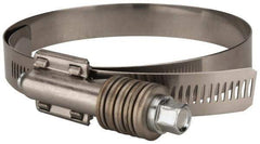 Value Collection - 3-3/4 to 4-5/8" Hose, 5/8" Wide x 0.7" Thick, Constant Torque Clamp - 3-3/4 to 4-5/8" Diam, Grade 304 Stainless Steel/Carbon Steel Screw - Exact Tool & Supply