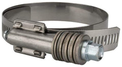 Value Collection - 2-3/4 to 3-5/8" Hose, 5/8" Wide x 0.7" Thick, Constant Torque Clamp - 2-3/4 to 3-5/8" Diam, Grade 304 Stainless Steel/Carbon Steel Screw - Exact Tool & Supply