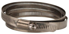 Value Collection - SAE Size 248, 2 to 16" Diam, Stainless Steel Worm Drive Clamp - 1/2" Wide, Material Grade 201 - Exact Tool & Supply