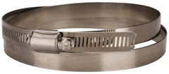 Value Collection - SAE Size 212, 11-3/4 to 13-3/4" Diam, Stainless Steel Worm Drive Clamp - 1/2" Wide, Material Grade 201 - Exact Tool & Supply