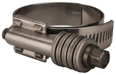 Value Collection - 1-3/4 to 2-5/8" Hose, 5/8" Wide x 0.7" Thick, Constant Torque Clamp - 1-3/4 to 2-5/8" Diam, Grade 301 & 410 Stainless Steel - Exact Tool & Supply