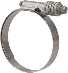 Value Collection - 2-1/4 to 3-1/8" Hose, 5/8" Wide x 0.7" Thick, Constant Torque Clamp - 2-1/4 to 3-1/8" Diam, Grade 301 & 410 Stainless Steel Screw - Exact Tool & Supply