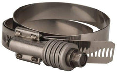 Value Collection - 5-3/4 to 6-5/8" Hose, 5/8" Wide x 0.7" Thick, Constant Torque Clamp - 5-3/4 to 6-5/8" Diam, Grade 301 & 410 Stainless Steel Screw - Exact Tool & Supply