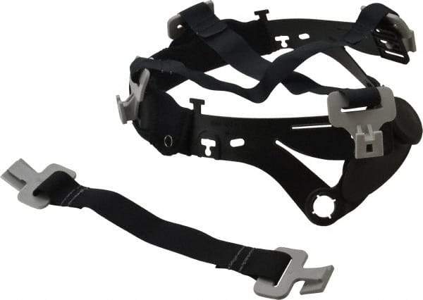 3M - Head Suspension for PAPR/SAR Headgear - Black, Compatible with M-300 & M-400 Series Hard Hats - Exact Tool & Supply