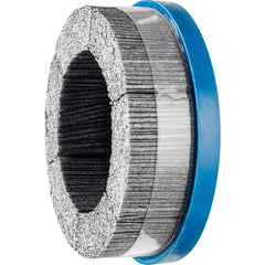 PFERD - Disc Brushes; Outside Diameter (Inch): 6 ; Grit: 80 ; Abrasive Material: Silicon Carbide ; Brush Type: Crimped ; Connector Type: Arbor ; Arbor Hole Size (Inch): 7/8 - Exact Tool & Supply