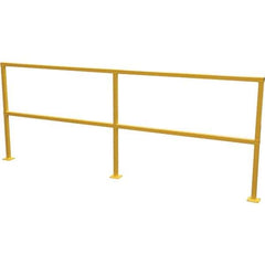 Vestil - 108" Long x 42" High, Steel Square Handrails - Exact Tool & Supply