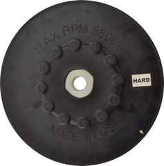 Made in USA - 7" Diam Quick-Change Disc Backing Pad - Firm Density, 8,600 RPM, Speed-Lok Compatible - Exact Tool & Supply