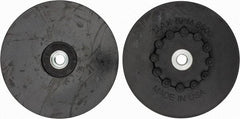 Made in USA - 7" Diam Quick-Change Disc Backing Pad - Soft Density, 8,600 RPM, Speed-Lok Compatible - Exact Tool & Supply
