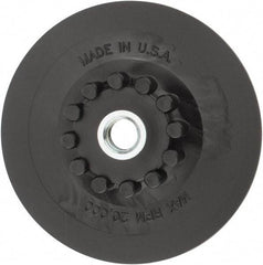 Made in USA - 5" Diam Quick-Change Disc Backing Pad - Medium Density, 20,000 RPM, Speed-Lok Compatible - Exact Tool & Supply