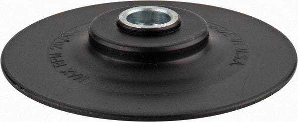 Made in USA - 4-1/2" Diam Quick-Change Disc Backing Pad - Medium Density, 20,000 RPM, Speed-Lok Compatible - Exact Tool & Supply