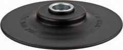 Made in USA - 4-1/2" Diam Quick-Change Disc Backing Pad - Medium Density, 20,000 RPM, Speed-Lok Compatible - Exact Tool & Supply