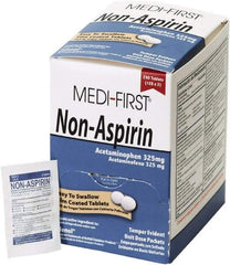 Medique - Original Flavor Medi-First Non-Aspirin Tablets - Headache & Pain Relief - Exact Tool & Supply