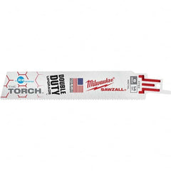 Milwaukee Tool - Reciprocating Saw Blades Blade Material: Bi-Metal Blade Length (Inch): 6 - Exact Tool & Supply