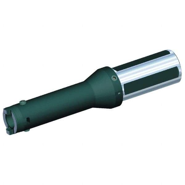 Kennametal - Series HTS, Head Connection 22, 2" Shank Diam, Drill Body - 88.9mm Drill Body Length to Flange, SSF Toolholder, 40mm Nose Diam, 241.3mm OAL, 127.7mm Drill Body Length, Weldon Flat Shank, Through Coolant - Exact Tool & Supply