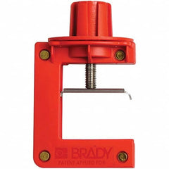Brady - Pneumatic & Valve Lockouts Type: Butterfly Valve Lockout Maximum Valve Handle Size (Inch): 2-1/2 - Exact Tool & Supply