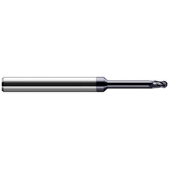 Harvey Tool - Ball End Mills; Mill Diameter (Inch): 1/8 ; Mill Diameter (Decimal Inch): 0.1250 ; Number of Flutes: 4 ; Length of Cut (Inch): 3/16 ; Length of Cut (Decimal Inch): 0.1870 ; Material: Solid Carbide - Exact Tool & Supply