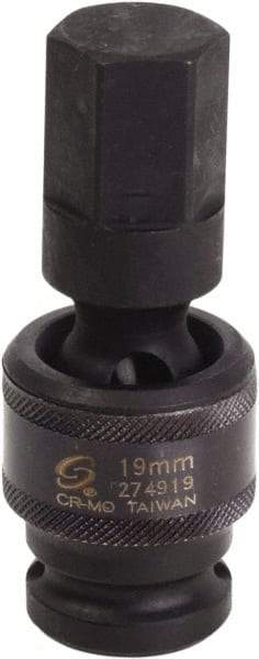 Sunex Tools - 1/2" Drive, 19mm Impact Hex Bit Socket - Exact Tool & Supply