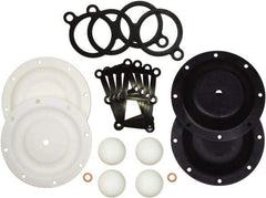 SandPIPER - 2" Pump, PTFE Fluid Section Repair Kit - For Use with Diaphragm Pumps - Exact Tool & Supply
