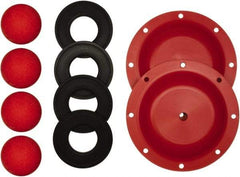 SandPIPER - Santoprene Fluid Section Repair Kit - For Use with Diaphragm Pumps - Exact Tool & Supply