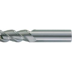 Kennametal - 1", 3 Flute, Single End, Solid Carbide, 0.015" Corner Radius End Mill - 6" OAL, 37° Helix, Right Hand Flute, 3-1/4" LOC, Right Hand Cut - Exact Tool & Supply