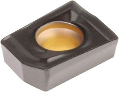 Kennametal - DFR030204 GD Grade KCPK10 Carbide Indexable Drill Insert - TiCN/Al2O3 Finish, 6mm Inscribed Circle - Exact Tool & Supply