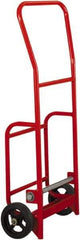 Valley Craft - 800 Lb Capacity 53" OAH Hand Truck - Loop Handle, Steel, Mold-On Rubber Wheels - Exact Tool & Supply